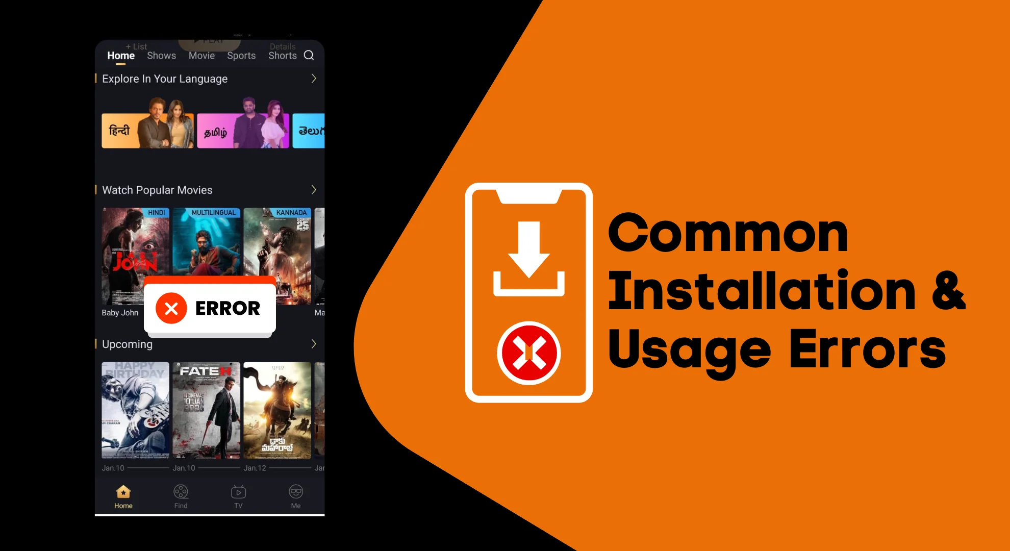 Common Installation & Usage Errors on FlixFox App